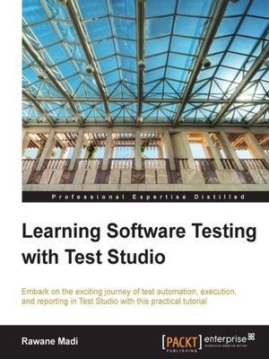 cover image of Learning Software Testing with Test Studio